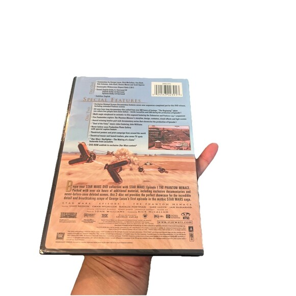 Star Wars: Episode 1: The Phantom Menace (DVD, Widescreen) NEW Factory Sealed - Picture 2 of 2